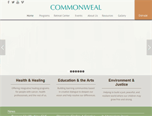Tablet Screenshot of commonweal.org